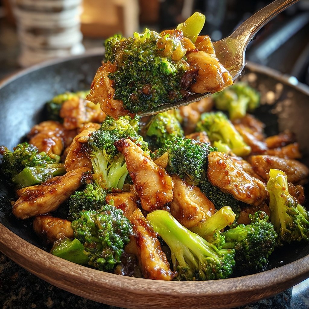 Healthy Chicken Broccoli Stir Fry