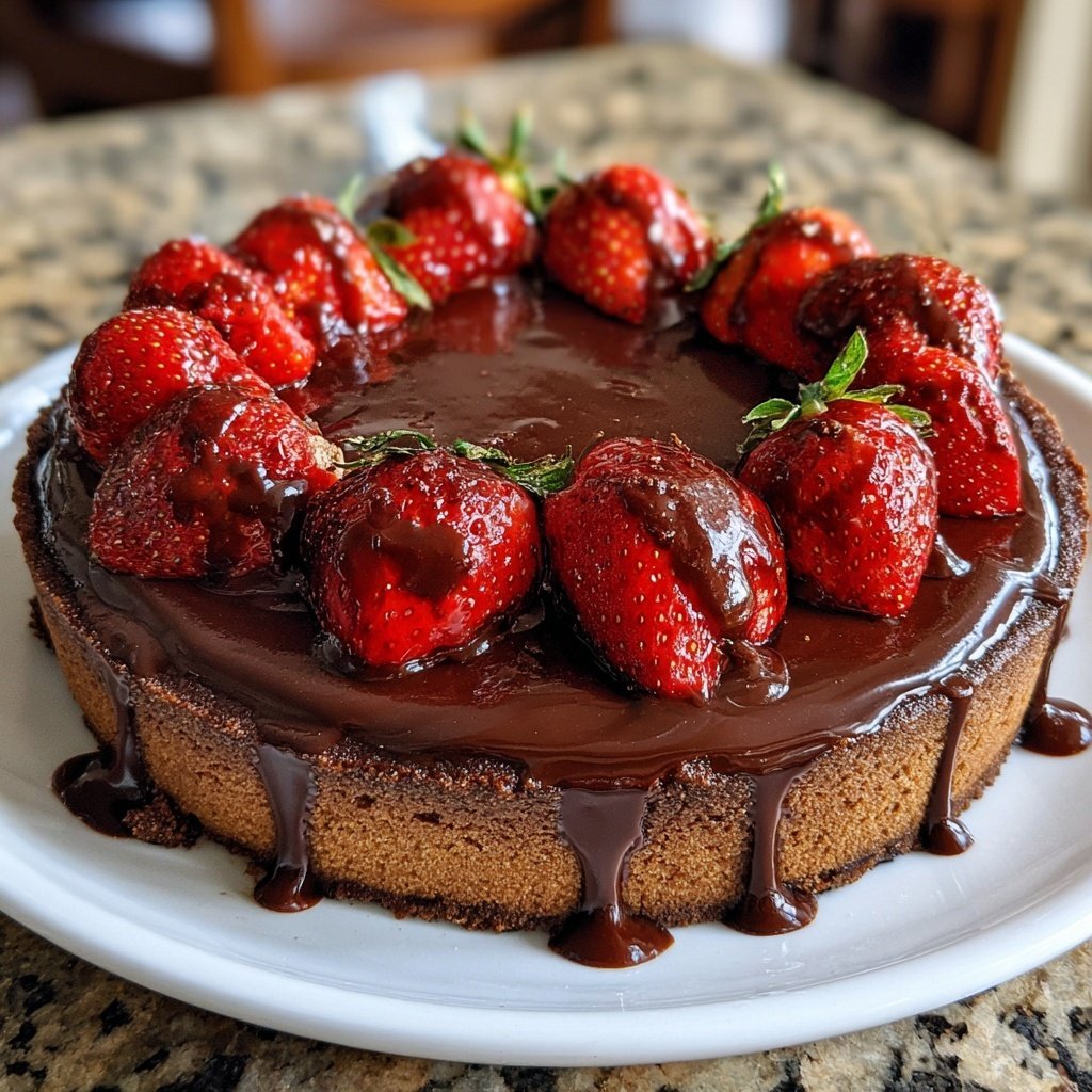 Chocolate Strawberry Tart