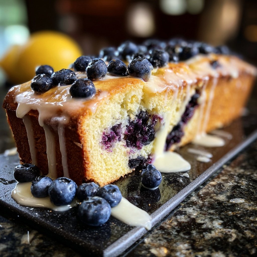 Baking & Desserts Lemon Blueberry Loaf Cake