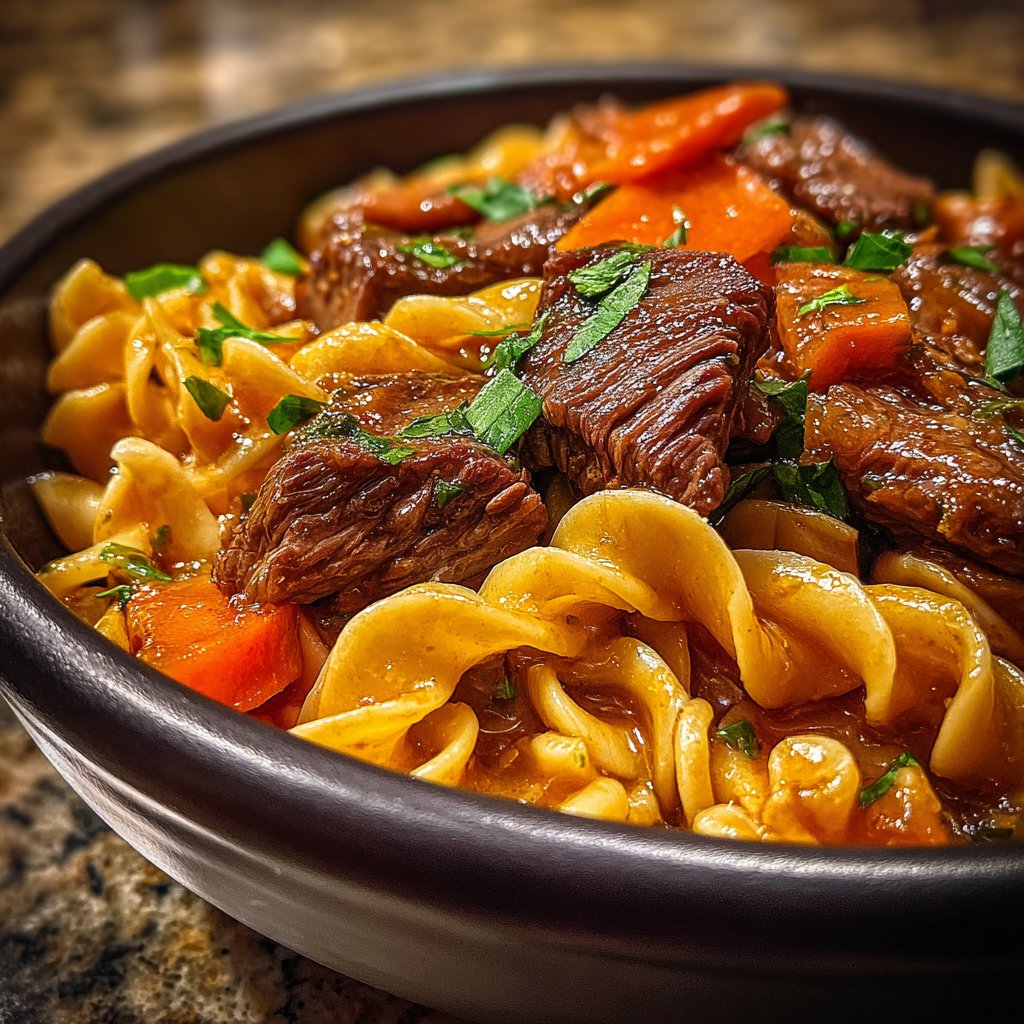 Comfort Food Beef And Noodles