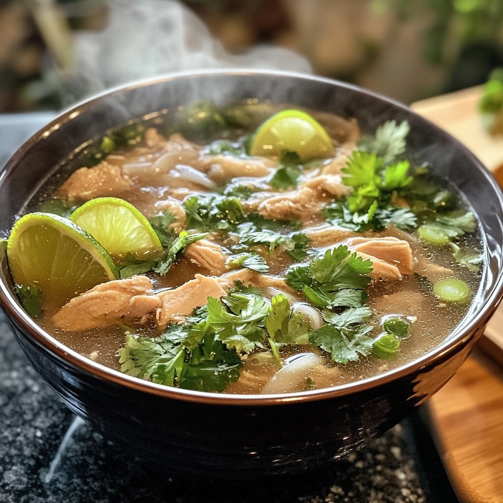 Crockpot Pho Ga (chicken pho)