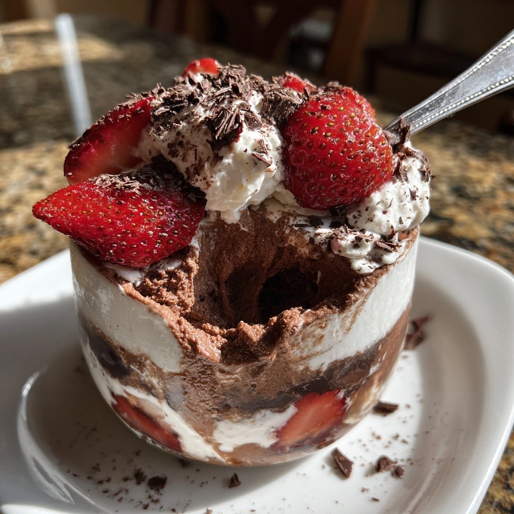 Chocolate Strawberry Parfaits