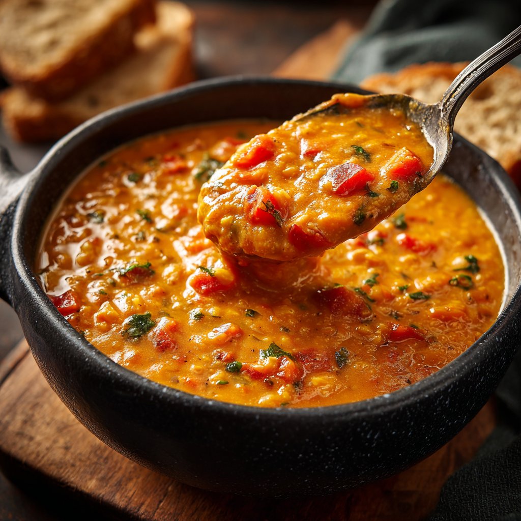 Creamy Tomato Lentil Stew