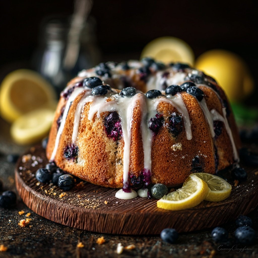 Lemon Blueberry Bundt Cake
