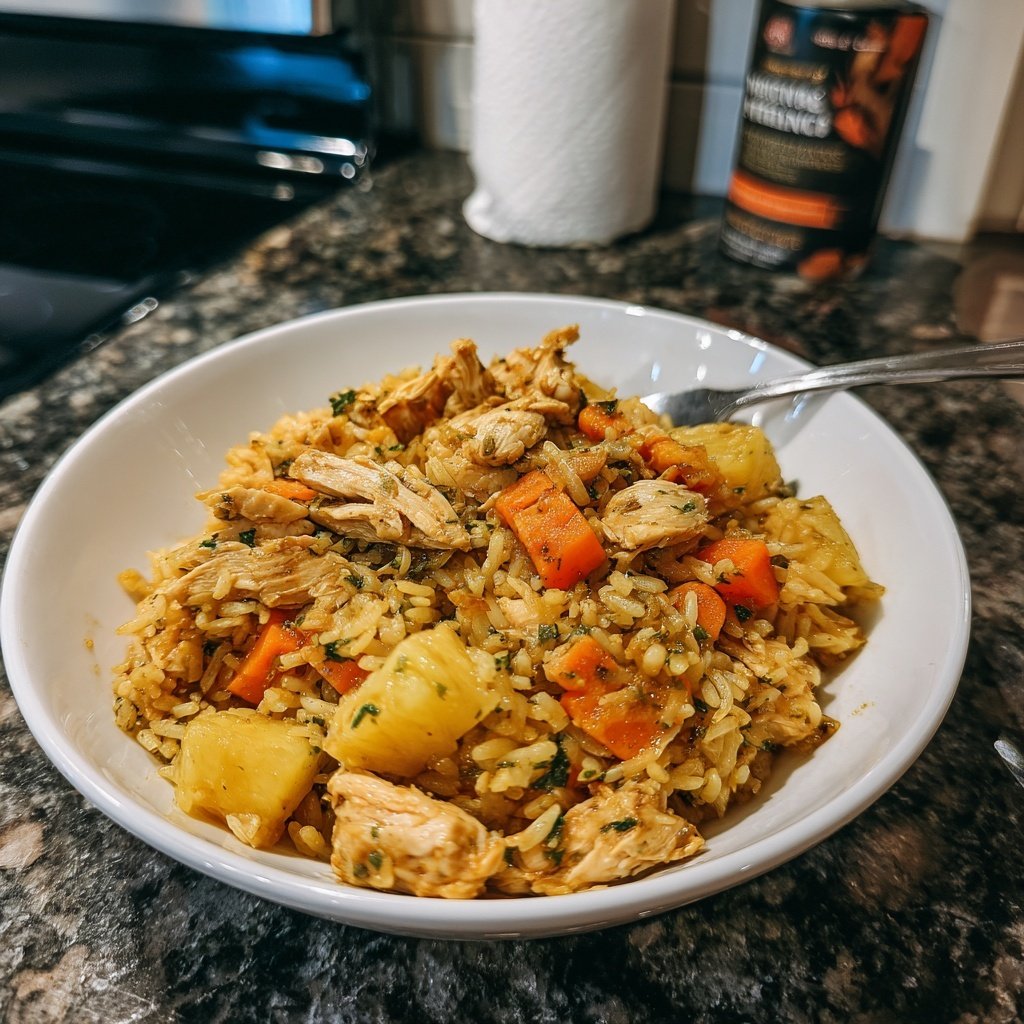 Pineapple Chicken Rice Meal Prep