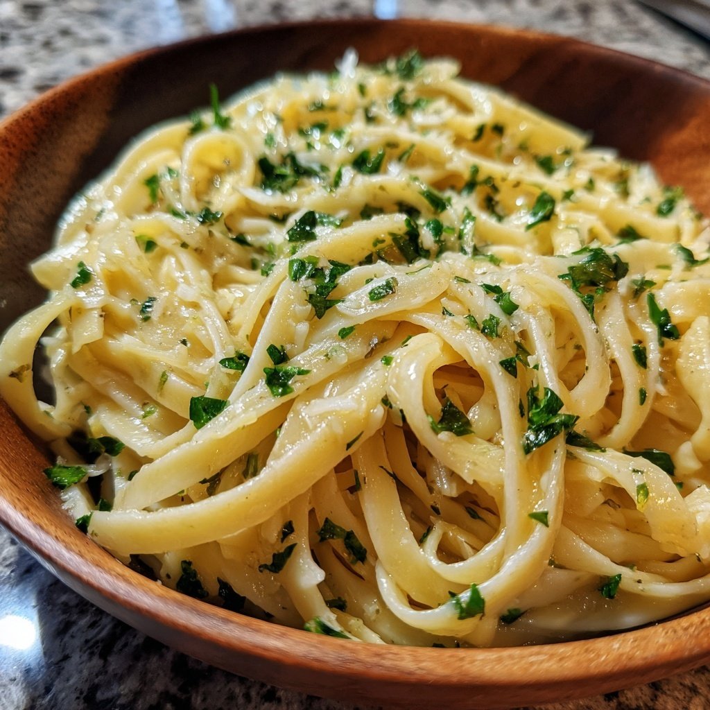 Quick & Easy 15-Minute Garlic Pasta