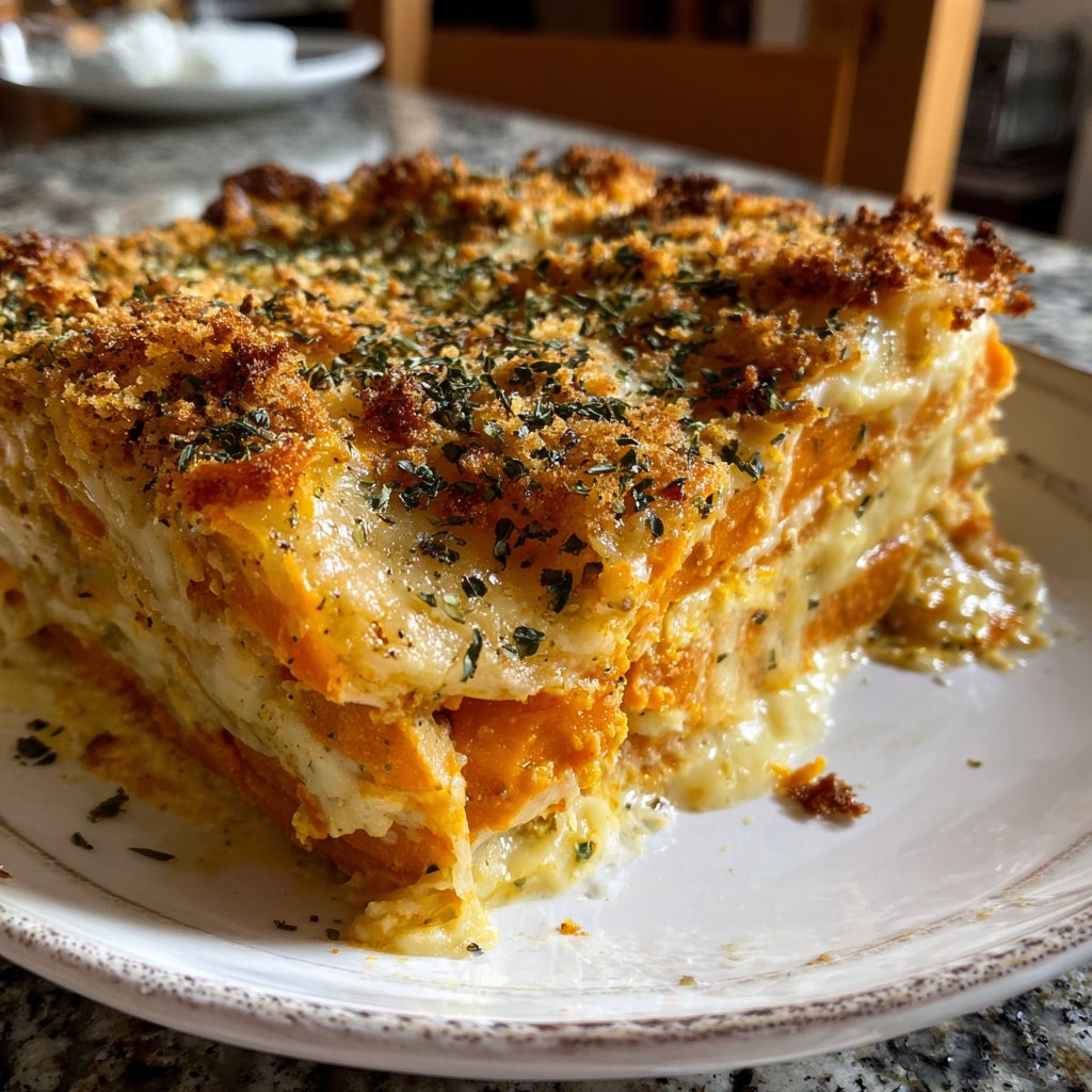 Sweet Potato Gratin for Two